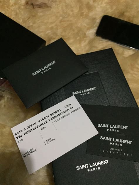 yves saint laurent authenticity check|saint laurent serial number.